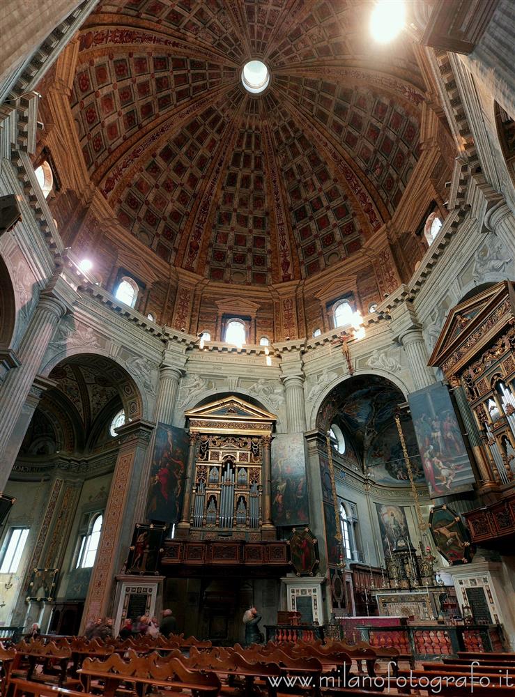 Milan (Italy) - Octagon and dome of the Church of Santa Maria della Passione